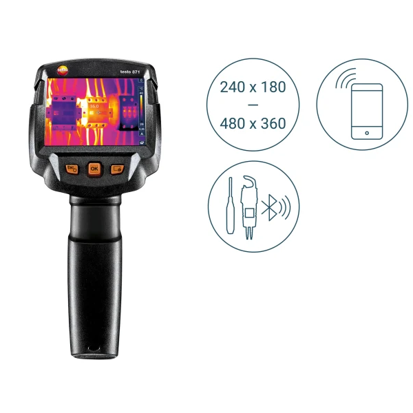 Testo 871s - Termocamera (240 x 180 pixel, con app)