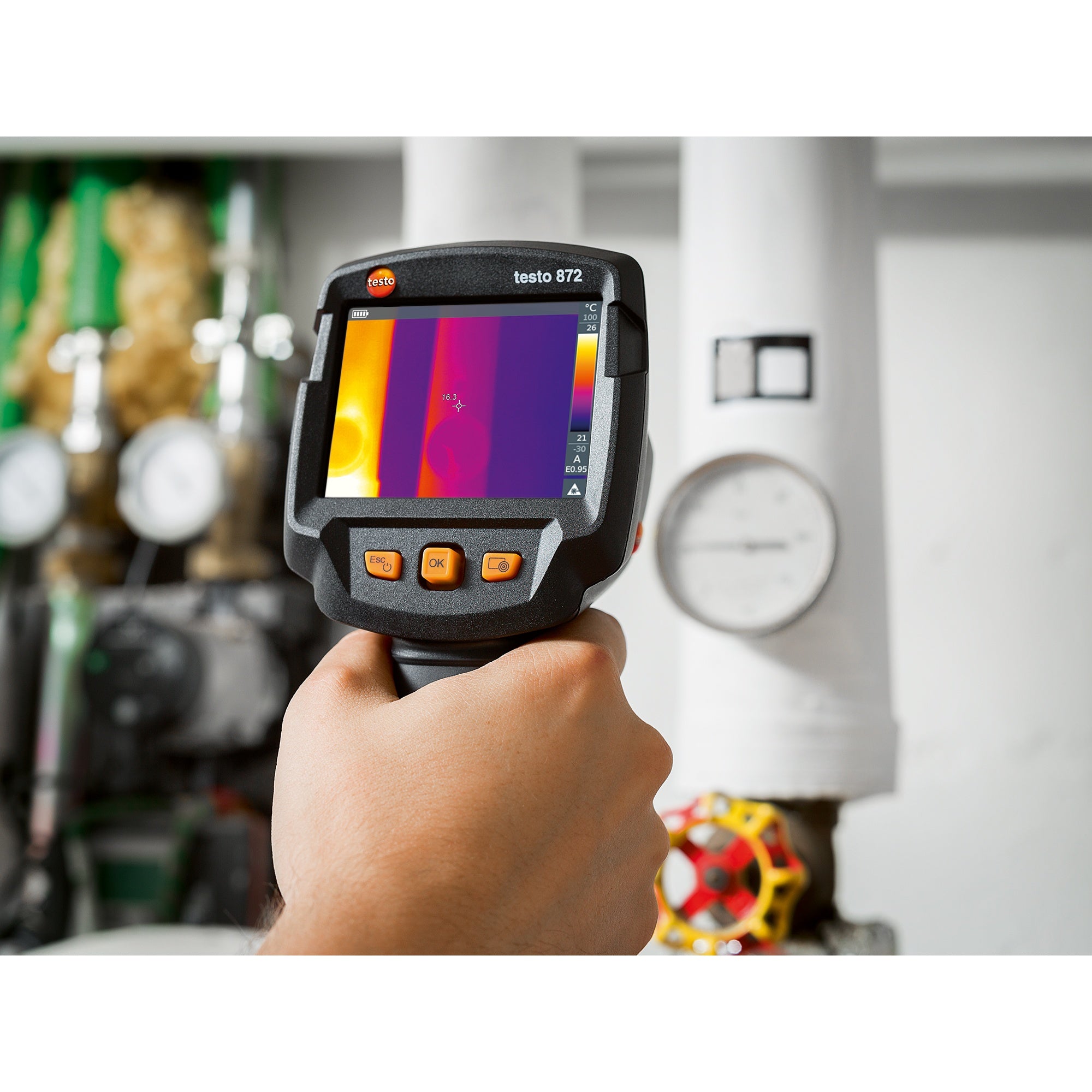 Kit Testo 872s diagnosi edilizia - Termocamera testo 872s con sonda Bluetooth testo 605i