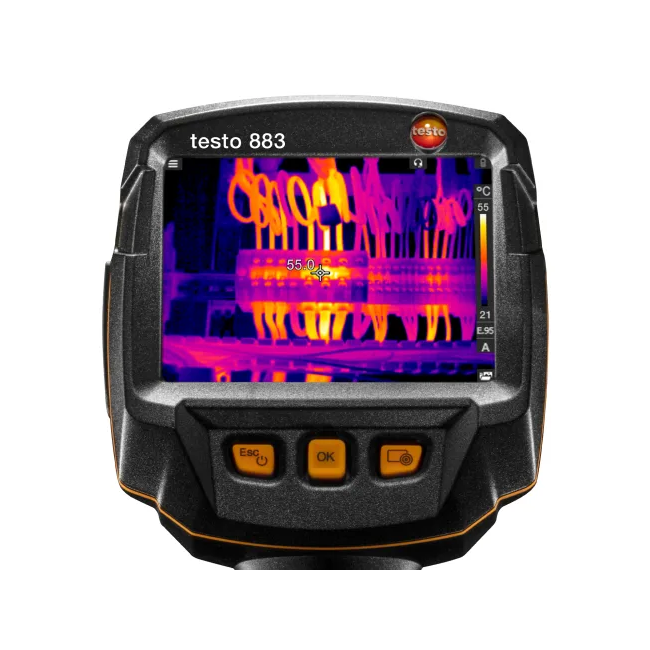 Testo 883-2 - Termocamera (320x240 pixel) con obiettivo 42° e accessori