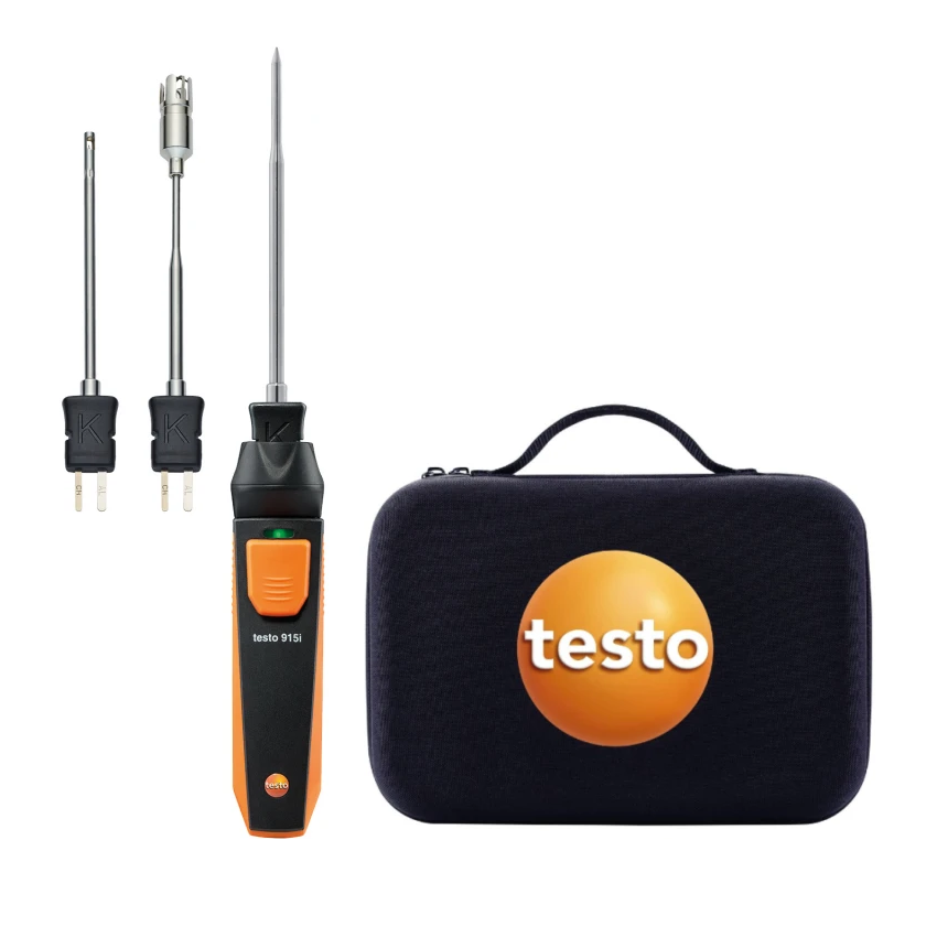 Testo 915i, funzionamento tramite app