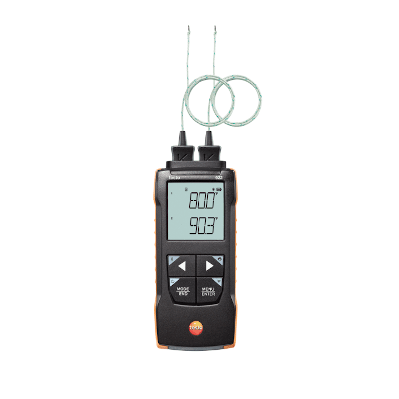 Testo 922, Termometro differenziale per TC, Tipo K, con collegamento app