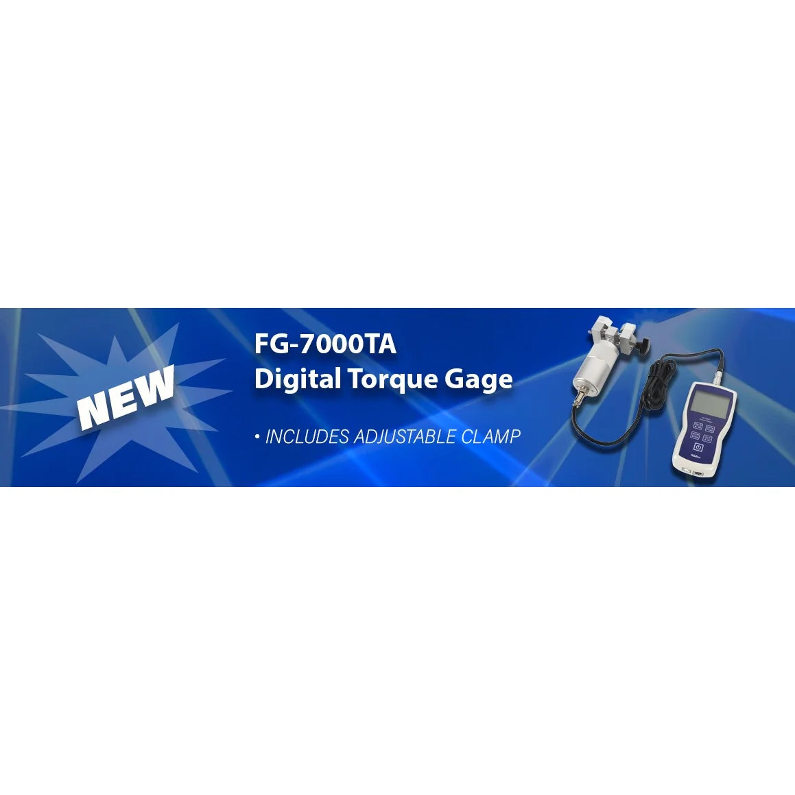 Torsiometro digitale per tappi Shimpo serie FG-7000TA con sensore esterno e morsetto regolabile – applicazione