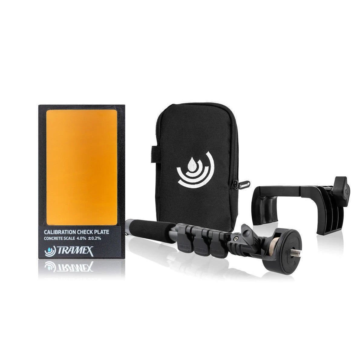 Set accessori Tramex AP-CM per CME5 e CMEX5: piastra di calibrazione, prolunga e custodia